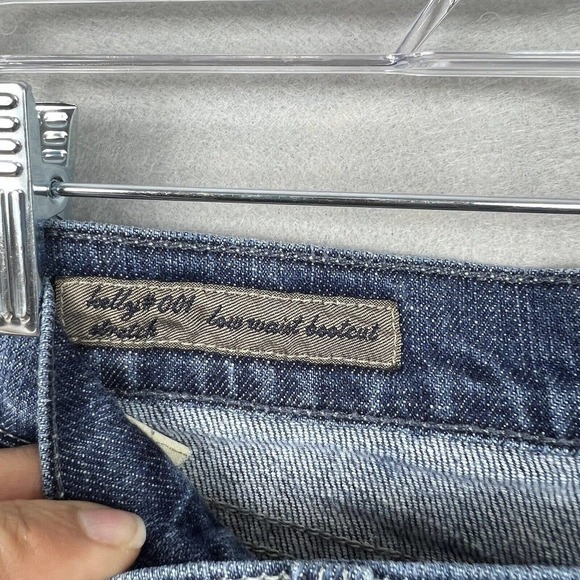 Citizen of Humanity Jeans Size 28 Kelly Low Waist Bootcut Raw Hem 28" In - Picture 5 of 11